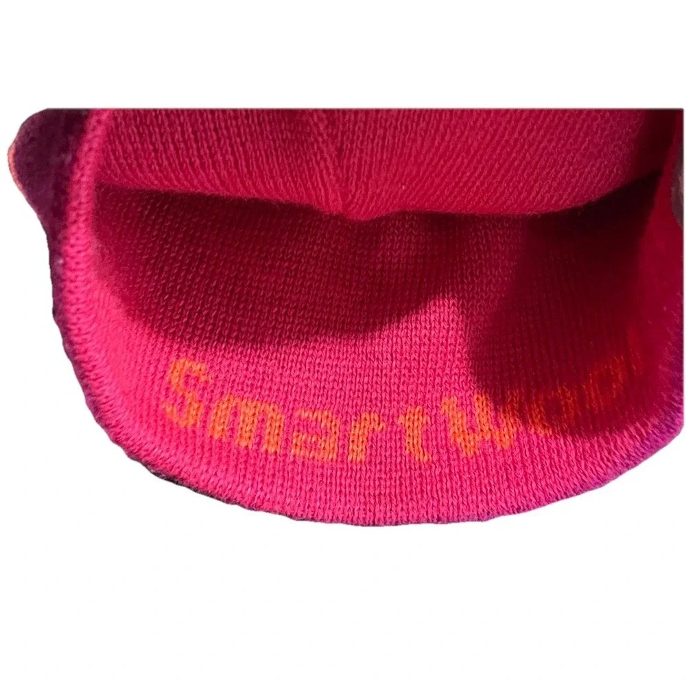 Smartwool Kid Bootie Toddler Baby Hat pink Punch EUC MSRP‎ $26.00